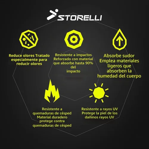 Vista 3 de Storelli Unisex BodyShield Impact Sliders, High-Impact Protection, Sweat-Wicking, UV-Resistant Athletic Undershorts