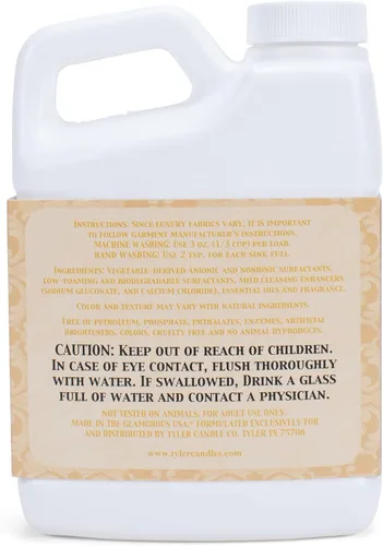 Vista 3 de Tyler Candle Co wboy 16 oz. Glamorous Wash, amarillo claro