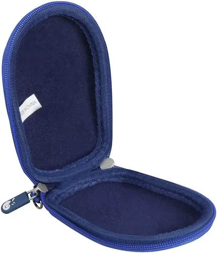Vista 3 de Hermitshell Estuche rígido de viaje para ratón móvil inalámbrico Logitech M525 M505 M545 (azul)