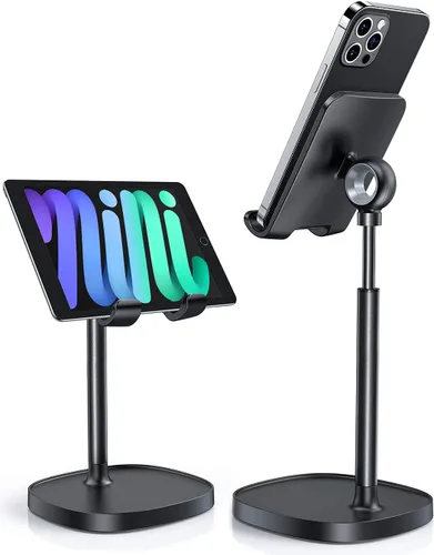 Vista 13 de LISEN - Soporte para teléfono celular, ajustable, accesorios para escritorio de oficina, para todos los teléfonos iPhone, iPhone 15, Switch, Kindle