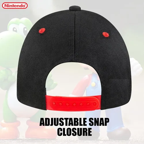 Vista 6 de Nintendo Super Mario - Gorra de béisbol para niños, de 4 a 12 años, muchos estilos y colores, ajustable, 100% algodón
