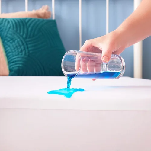 Vista 9 de Carcasa Linenspa con cierre impermeable, transpirable prueba de polvo y ácaros, cama prueba protector de colchón, Poliéster, gemelo
