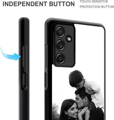 Vista 3 de ZHEGAILIAN Funda para Samsung Galaxy A13 5G, personaliza tu foto A13 5G imagen personalizada para A13 5G de 6.5 pulgadas, personaliza tu foto