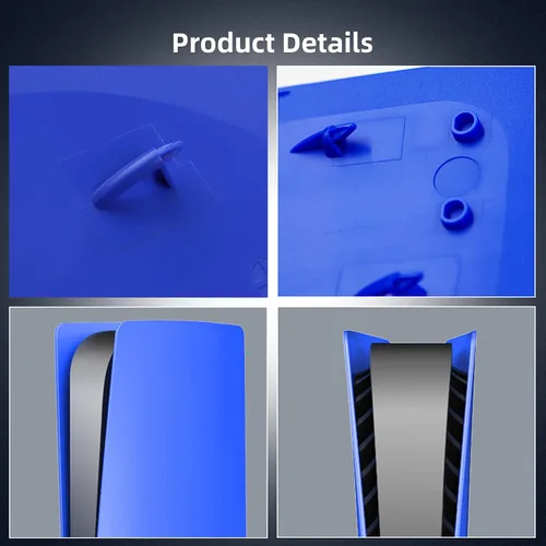 Vista 3 de NexiGo Juego de fundas de accesorios para PS5, placa frontal para controlador PS5 y cubierta protectora para Playstation 5 Disc Edition, funda
