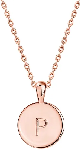 Vista 59 de PAVOI - Collar con dije de letra inicial chapado en oro de 14 quilates para mujer Collar con inicial alfabética de oro