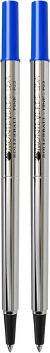 Vista 8 de Monteverde USA - Recambios de punta redonda para bolígrafos Parker Rollerball, punta fina, color negro, paquete de 2, tecnología de escritura suave