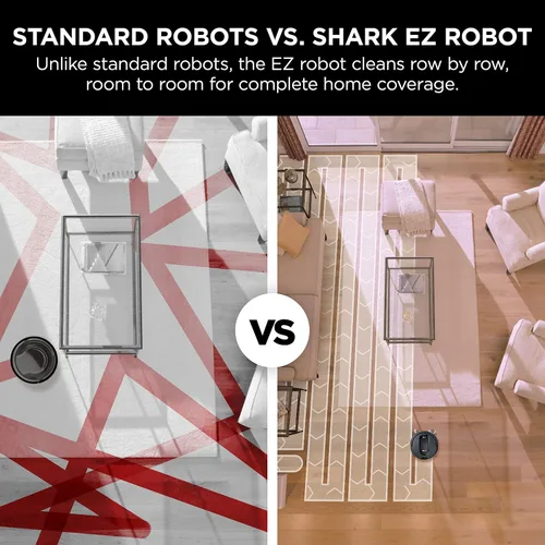 Vista 3 de Shark EZ Robot Aspirador RV912S con base autovaciada, sin bolsa, WiFi, color gris oscuro (renovado)