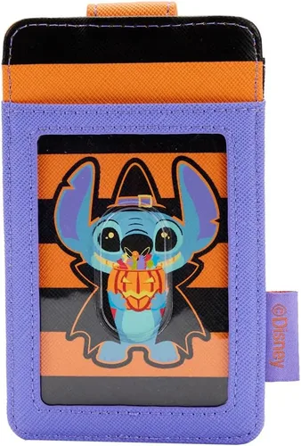 Vista 4 de Loungefly Tarjetero de Halloween de Lilo y Stitch de Disney