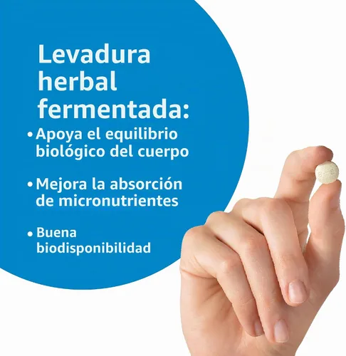 Vista 3 de Bio-Strath Tabletas de levadura nutricional Postbiótico de levadura herbaria fermentada Apoyo a la salud prebiótica e intestinal Bienestar