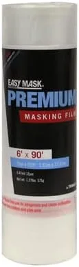 Vista 8 de Trimaco Easy Mask - Película de enmascaramiento de alta calidad, 24 pulgadas x 180 pies, transparente (42480)
