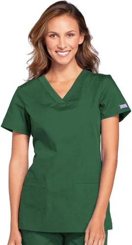 Vista 7 de Cherokee Workwear Originals - Camiseta de manga corta para mujer Negro