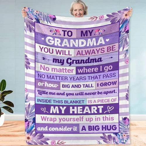 Vista 9 de Regalos para hija de mamá y papá – Manta con texto en inglés "To My Daughter", regalo pensado para el día de la madre, cumpleaños o graduación