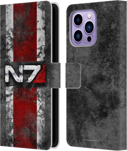 Vista 99 de Head Case Designs Funda de piel con licencia oficial de EA Bioware Mass Effect Cerberus Logo Graphics tipo cartera compatible con Apple iPhone 11