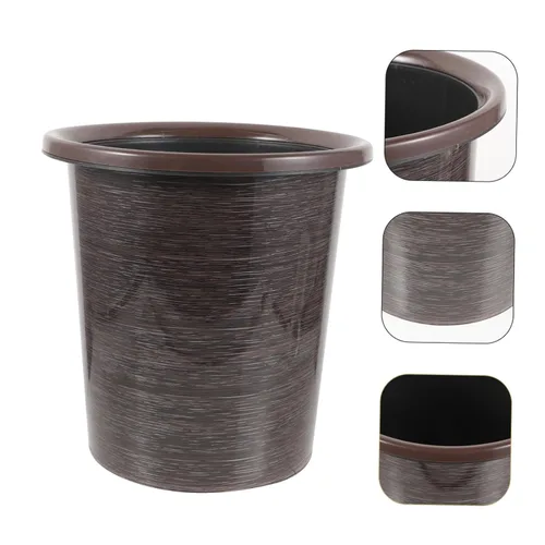 Vista 4 de Cabilock Cubo de basura de plástico para reciclaje, cubo de flores de café, cubo de basura de oficina, contenedores de plástico para llevar