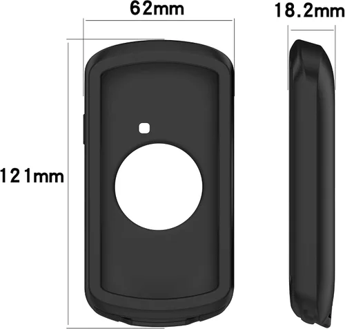 Vista 8 de Funda de silicona compatible con Garmin Edge 1040/1040 Solar GPS Funda de protección completa para bordes a prueba de golpes, antiarañazos, funda