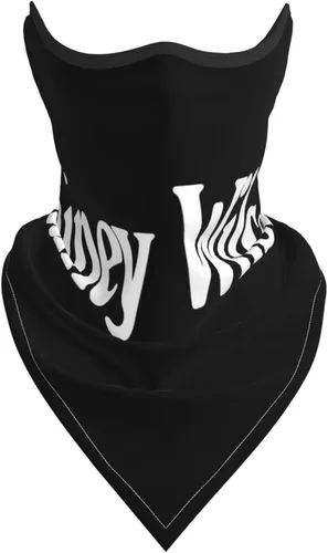 Vista 8 de TUNLEY Lainey Singer Wilson Face Shield Mesh Breathable Face Shield Neck Protector Triangular Face Mask UV Protection Sports Riding Unisex Black