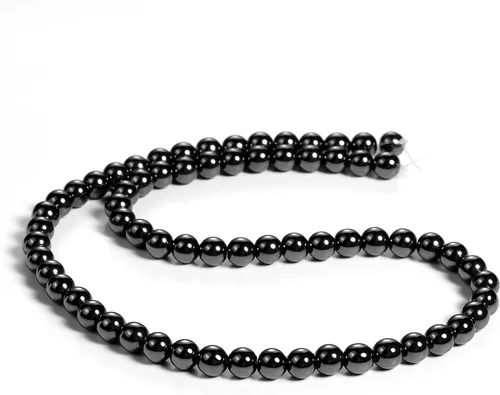 Vista 27 de Cuentas Beadnova redondas de ónix negro de 4 mm, sueltas, para hacer joyas (90-92 piezas)