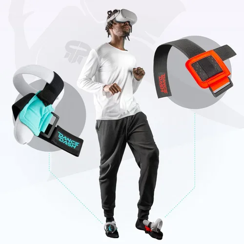 Vista 5 de Rebuff Reality Trackstraps for Meta Quest 2 + Dance Dash Game Key