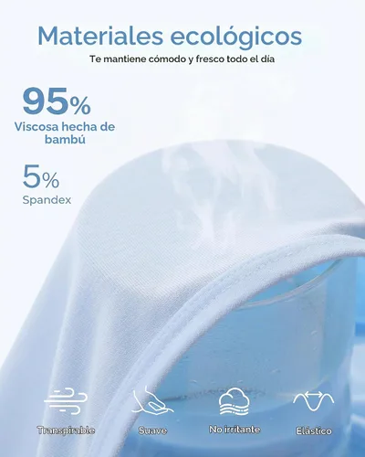 Vista 4 de BAMBOO COOL Ropa interior para mujer, transpirable, absorbe la humedad Multicolor B (paquete de 5)