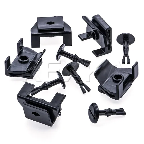 Vista 2 de Rexka Juego de 5 clips y pasadores para guardabarros delantero y parachoques para Toyota Lexus 53879-58010 47749-58010 Avalon Camry Corolla 5 juegos.