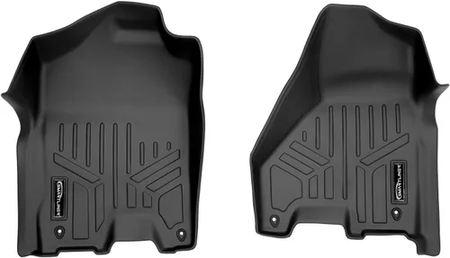 Vista 11 de Maxfloormat - Tapetes de piso para auto, juego completo, negro para Dodge RAM (2012-2017)