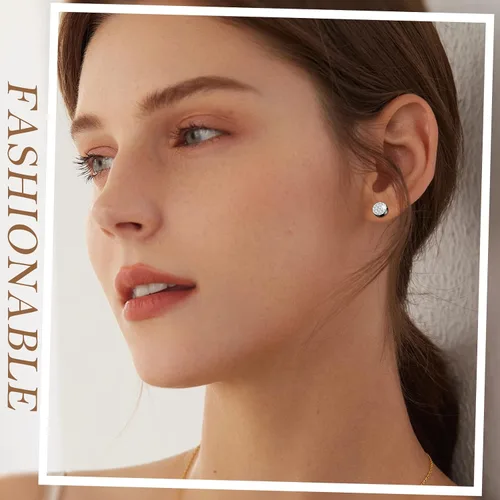 Vista 7 de ONESING 12 pares de aretes falsos de calibre para hombres, acero inoxidable, aretes de aro para hombres, aretes redondos, con calibres falsos