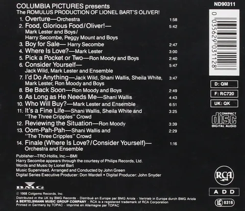 Vista 2 de Oliver An Original Soundtrack Recording