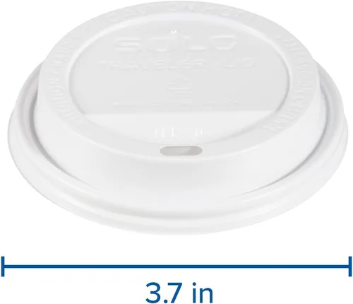 Vista 4 de SOLO Cup Company 316SI Bistro Design - Vasos para bebidas calientes, papel, 16 onzas, granate, 20 paquetes de 50 (caja de 1000) TLP316-0007 White