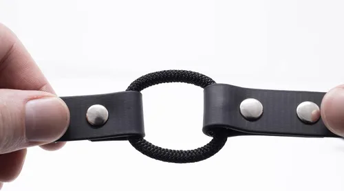Vista 5 de Collar para perro Educator con cierre rápido y correa elástica, Biothane, impermeable y resistente al olor, fácil de conectar y desconectar