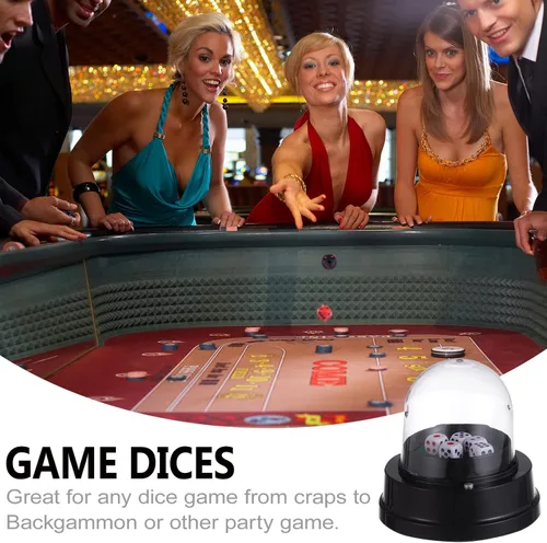 Vista 9 de Taza automática de dados taza de rodillo automático eléctrico con 5 s para KTV Pub Bar Party Juego de mesa Accesorios