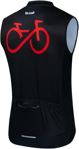 Vista 2 de XUNQI Chaleco de ciclismo sin mangas para hombre