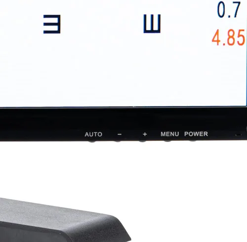 Vista 6 de Panel de gráfico de visión de pantalla de 19 pulgadas Led Visual Acuity Testing Chart Eye Vision Oftálmico LCD Probador óptico Monitor (negro)