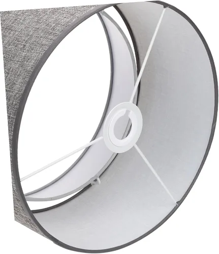 Vista 5 de Didiseaon Pantalla de lámpara negra para lámpara de tambor, pantalla de tambor, pantalla de lámpara moderna, accesorios de luz para lámparas de pie