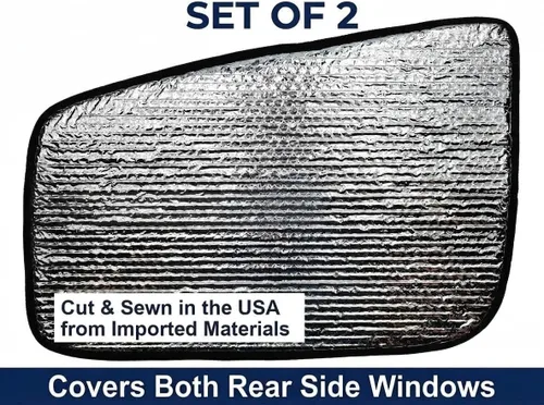 Vista 6 de Juego de 2 parasol reflectante para ventana lateral de asiento trasero para Mazda Mazda2 2014 2015 2016