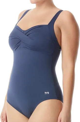 Vista 3 de TYR Sujetador trenzado para mujer Solid Controlfit Top negro 10