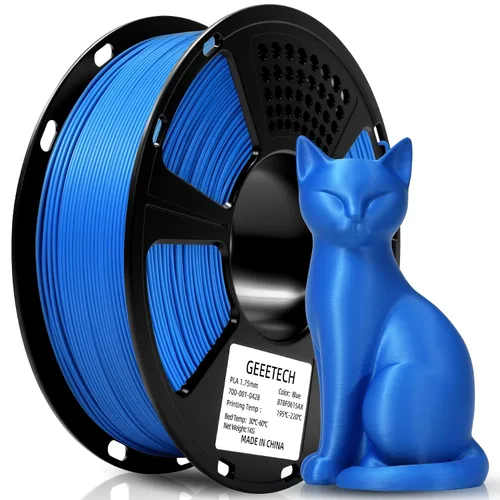 Vista 39 de GEEETECH Filamento PLA de seda plateado de 0.069 libras, filamento de seda brillante para impresora 3D, carrete de 2.2 libras, precisión dimensional