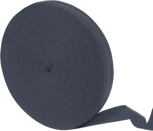 Vista 28 de uxcell Cinta de sarga de algodón de 50 yardas, cinta de espiga de 3/8 pulgadas para coser ropa, manualidades (azul)