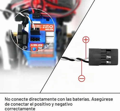 Vista 4 de OGRC - Kit de faros delanteros y luces traseras LED RC para TRX4M 1/18 RC Crawler Car (blanco y rojo)