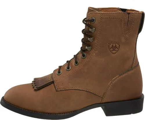Vista 7 de Ariat Botas Heritage Lacer II - Botas de trabajo de cuero para mujer, Marrón, 5.5
