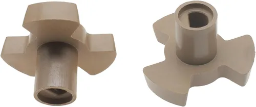 Vista 4 de 2 piezas de acoplador giratorio de microondas, 0.59 pulgadas, para horno de microondas, guía de rodillo, soporte para placa giratoria de microondas