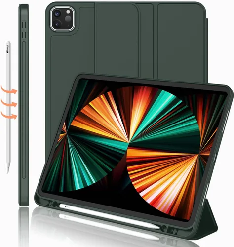 Vista 15 de Funda para iPad Pro de 12.9 pulgadas 2022/2021/2020 (6ª/5ª/4ª generación) con soporte para lápiz