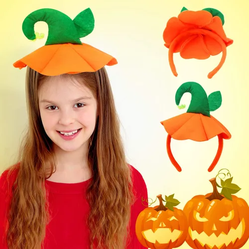 Vista 5 de Halloween calabaza diadema Halloween disfraz calabaza headwear