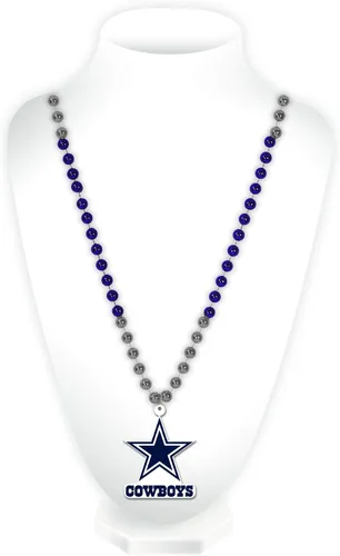Vista 44 de Rico Industries NFL unisex-adult Team Logo Mardi Gras Style Beads