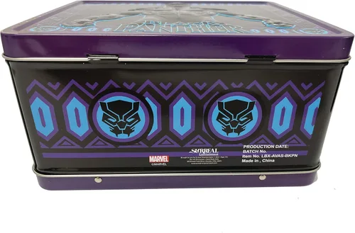 Vista 3 de Marvel Comics: Black Panther preestrena la lonchera exclusiva con termo
