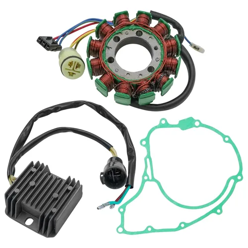 Vista 6 de Caltric Junta de estator y regulador compatible con Honda Trx300 Trx-300 Fourtrax 300 1993-2000