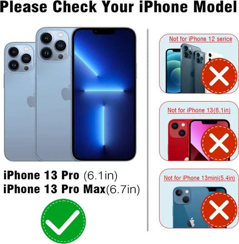 Vista 2 de Bling Diamond - Protector individual de lente de cámara para iPhone 13 Pro / 13 Pro Max, cubierta de protección de lente de cámara de vidrio
