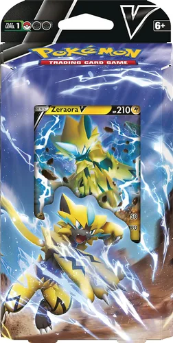 Vista 2 de Pokémon TCG: Baraja de batalla Zeraora V (60 cartas, listo para jugar)