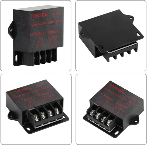 Vista 6 de DC 24V a DC 12V 10A 120W Convertidor Reductor Step Down Buck Regulador de Voltaje Reductor Convertidor de Energía Mini Módulo Transformador 12V