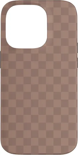 Vista 17 de Chic Brown Checkered Checkerboard Pattern Trendy Case for iPhone 16