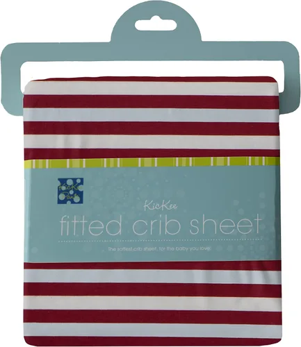 Vista 2 de KicKee - Sábana bajera ajustable para cuna de bebé, impresiones adorables para colchón de cuna, hecha de viscosa de bambú para ropa de cama de bebé